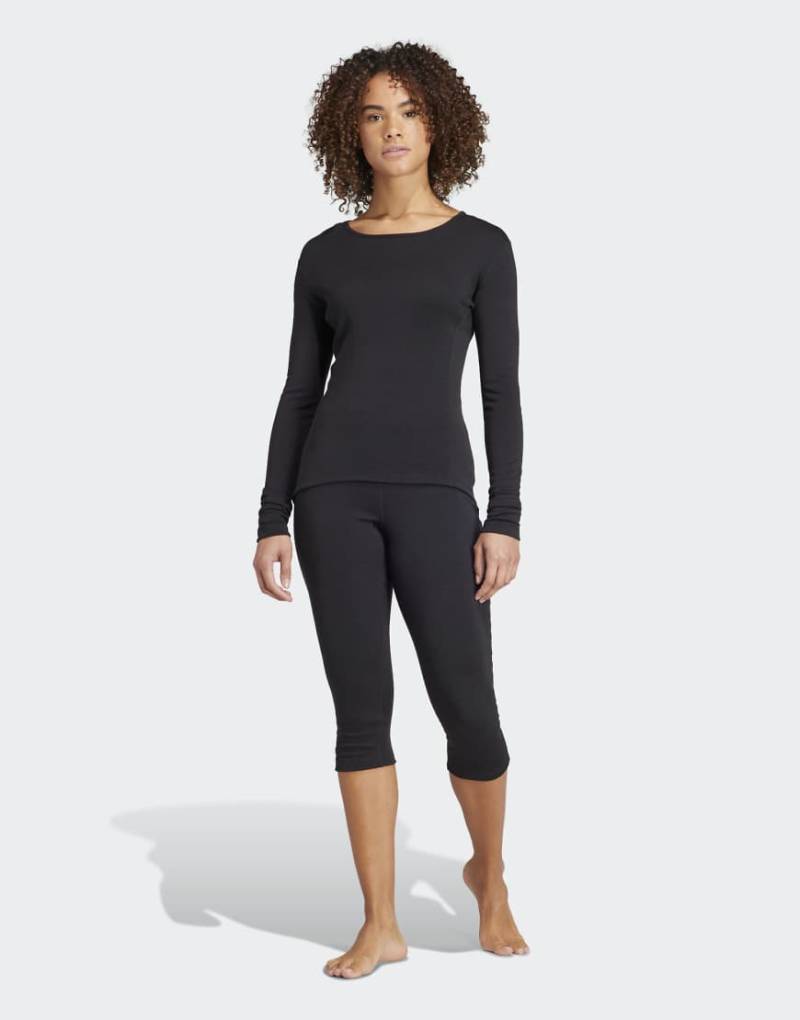 adidas - Xperior merino 260 - 3/4-Baselayer-Strumpfhose in Schwarz von adidas