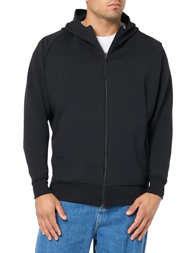 adidas Z.n.e. Premium Trainingsjacke mit durchgehendem Reißverschluss für Herren, Schwarz/Schwarz, Größe 4XL adidas Z.n.e. Premium Trainingsjacke mit durchgehendem Reißverschluss für Herren, Schwarz/Schwarz, Größe 4XL von adidas