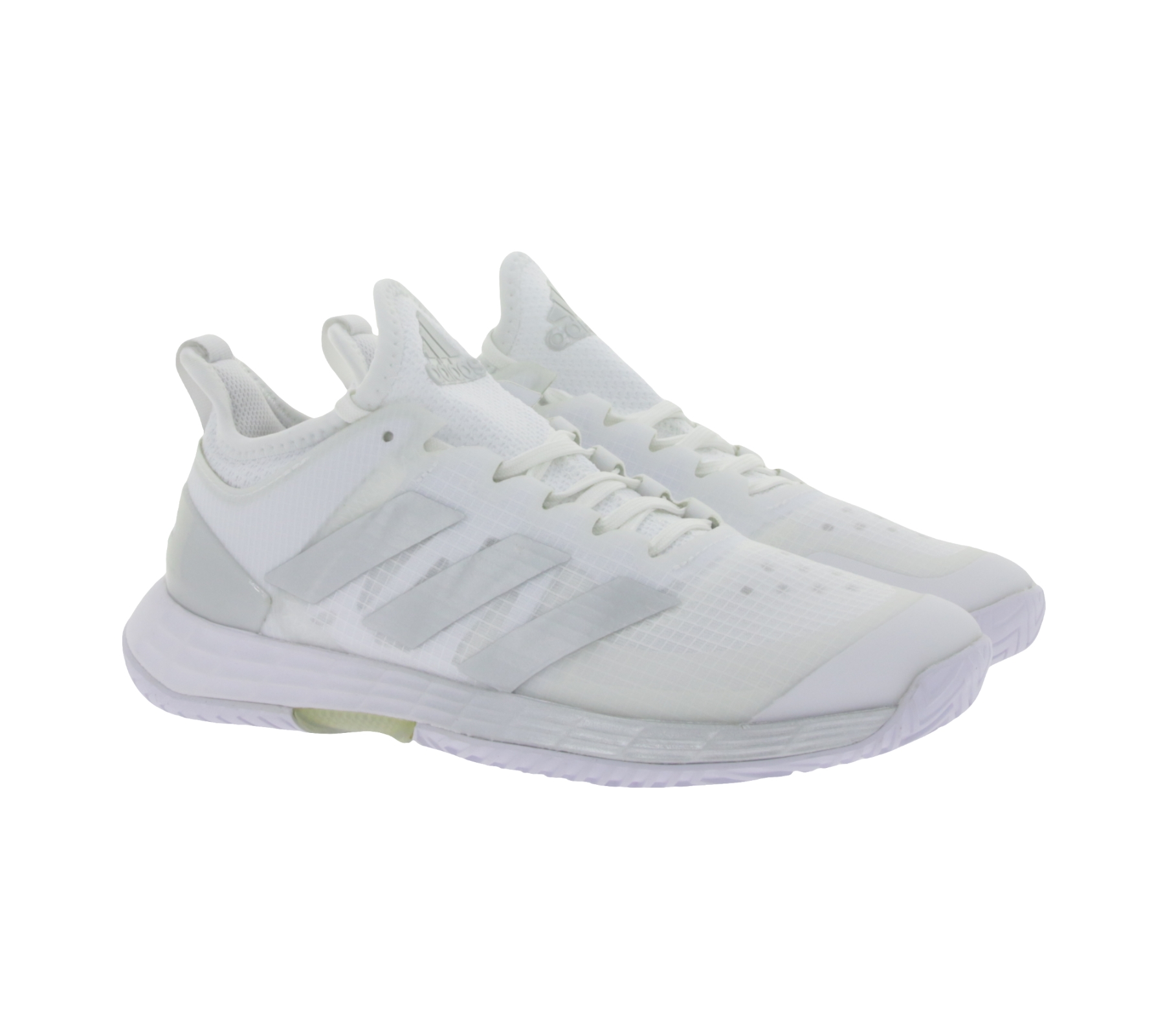 adidas adizero Ubersonic 4 Allcourt nachhaltige Damen Tennis-Schuhe mit Lightstrike Dämpfung GW2513 Weiß/Silber von adidas