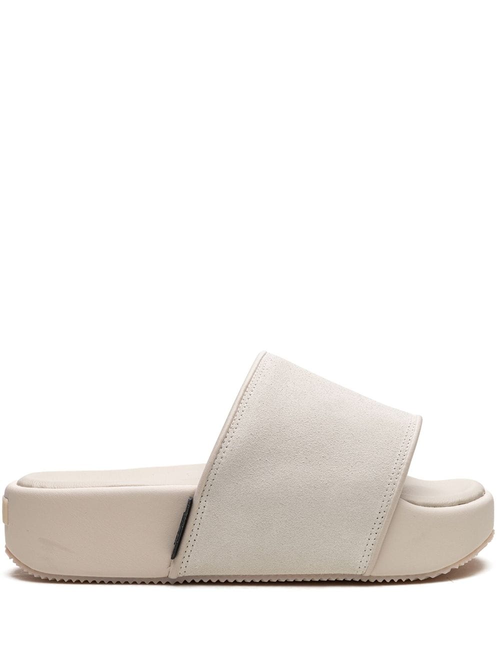 Y-3 Flatform-Pantoletten aus Leder - Nude von Y-3