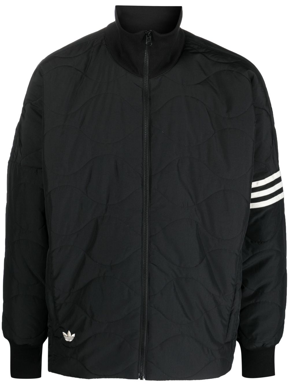 adidas Gesteppte Jacke mit Logo - Schwarz von adidas