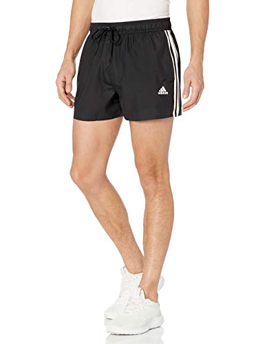 adidas mens 3-Stripes CLX Swim Shorts VSL Black Large von adidas