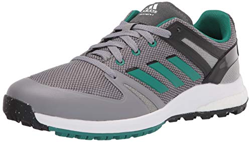 adidas mens Golf Shoe, Grey/Green/Black, 8 Wide US von adidas