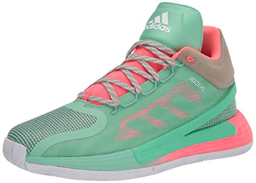 adidas unisex adult D Rose 11 Basketball Shoe, Prism Mint/Red Zest/Beige, 13 Women Men US von adidas