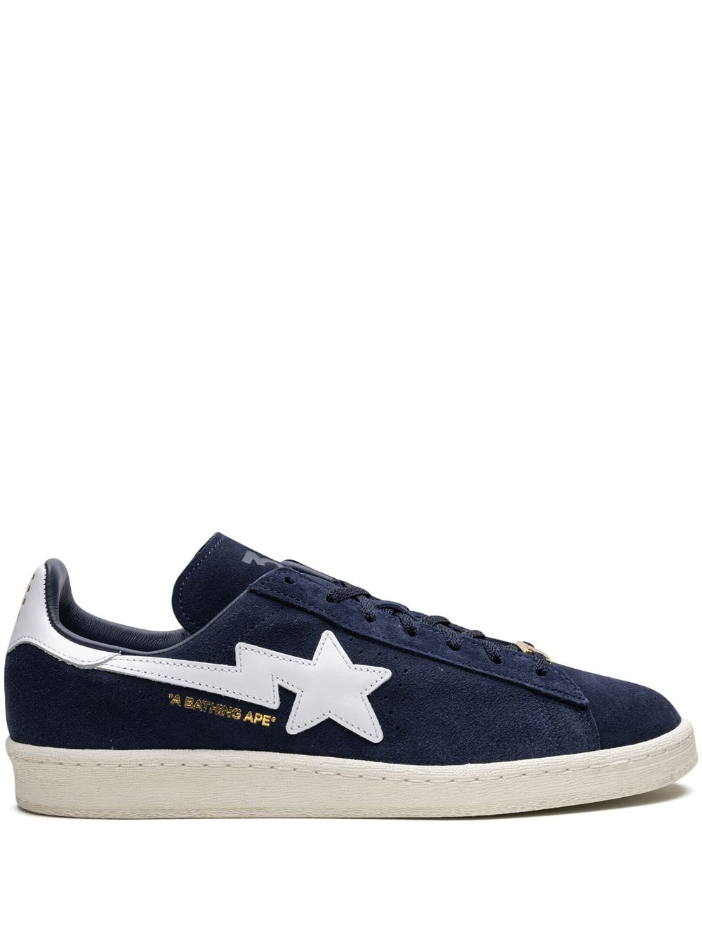 adidas x BAPE Campus 80 Navy Sneakers - Blau von adidas