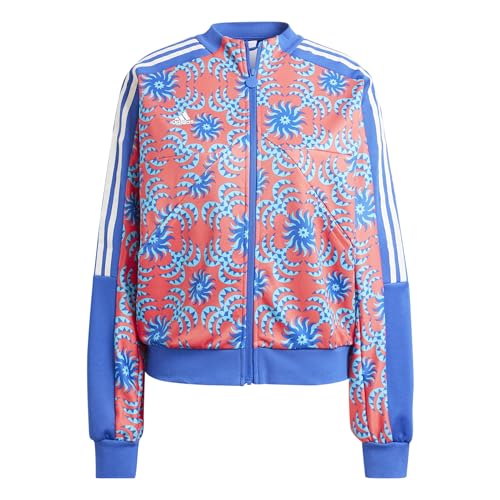 adidas x Farm Rio Jacke - Bright Red/Signal Cyan, L, Rot, Blau, L von adidas