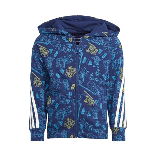 adidas x Star Wars Young Jedi Trainingsjacke, Baumwolle, Blau von adidas