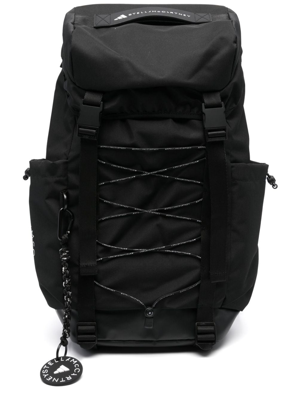 adidas x Stella McCartney Rucksack mit Logo-Print - Schwarz von adidas