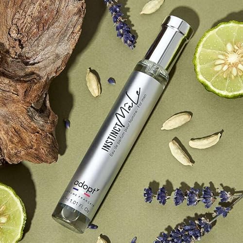 adopt INSTINCT MALE, 30 ml Eau de Parfum für Herren | Frischer, würziger Herrenduft mit Bergamotte, Lavendel, Kardamom & Patchouli | Maskulin, selbstbewusst & elegant von adopt