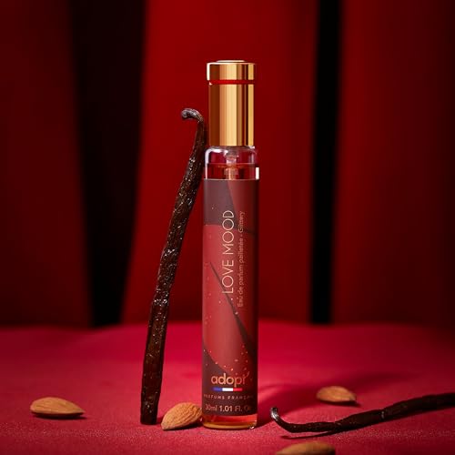 adopt LOVE MOOD 30 ml, Eau de Parfum Damenduft | Zarter, verführerischer Duft Made in France mit Mandel, Blumennoten und Eibisch, Parfum für Frauen, betörend, süß und berauschend, adopt:Damenduft von adopt