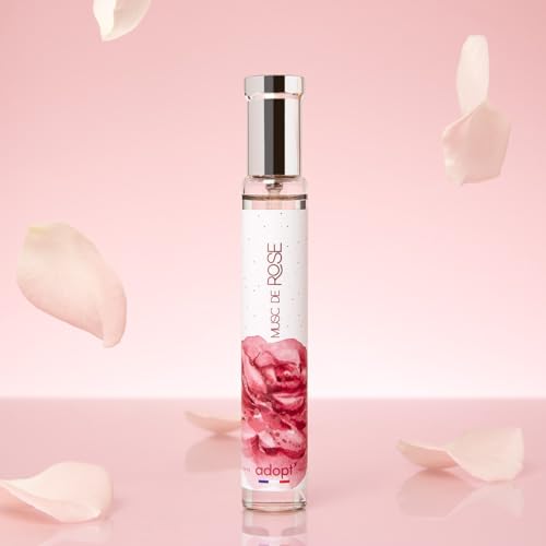 adopt MUSC DE ROSE Eau de Parfum 30 ml Damenduft | Blumiges Parfum mit Rosenduft, sanftem Moschus und fruchtiger Himbeernote, sinnlich-elegantes Eau de Parfum für Frauen, adopt:Damenduft von adopt
