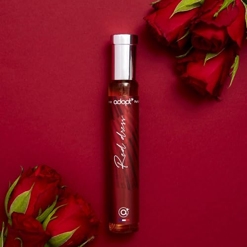 adopt RED DRESS Eau de Parfum 30 ml Damenduft | Made in France, Fruchtig-floraler Duft mit sinnlicher Rose und Patschuli, Elegantes Damenparfum für tägliche Verführung, Parfum, adopt:Damenduft von adopt