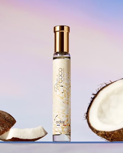 adopt RÊVE DE COCO 30ml Eau de Parfum Damenduft | Kokosnusscreme, Mandelmilch, Weißer Moschus, Sandelholz, Exotischer Duft, Sinnliche Frauenduft, Frische und Wärme, Made in France, adopt:Damenduft von adopt