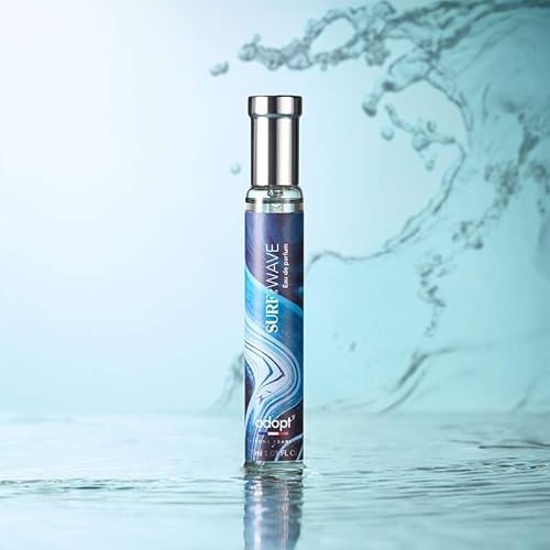adopt SURF THE WAVE, 30 ml Eau de Parfum für Herren | Frischer, maritimer Herrenduft mit Bergamotte, Zitrone & Amber-Driftwood | Energetisch, maskulin & modern von adopt