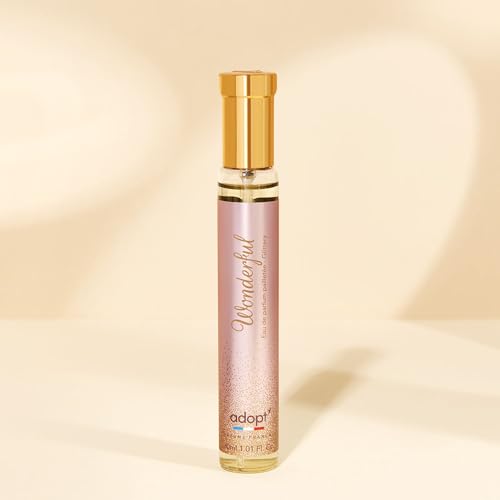 adopt WONDERFUL, 30ml Eau de Parfum für Damen | orientalisch-blumig-fruchtig, Jasmin, Kokosnuss, Pfirsich, Sandelholz, frischer Damenduft, Made in France, feminin, verführerisch, adopt:Damenduft von adopt