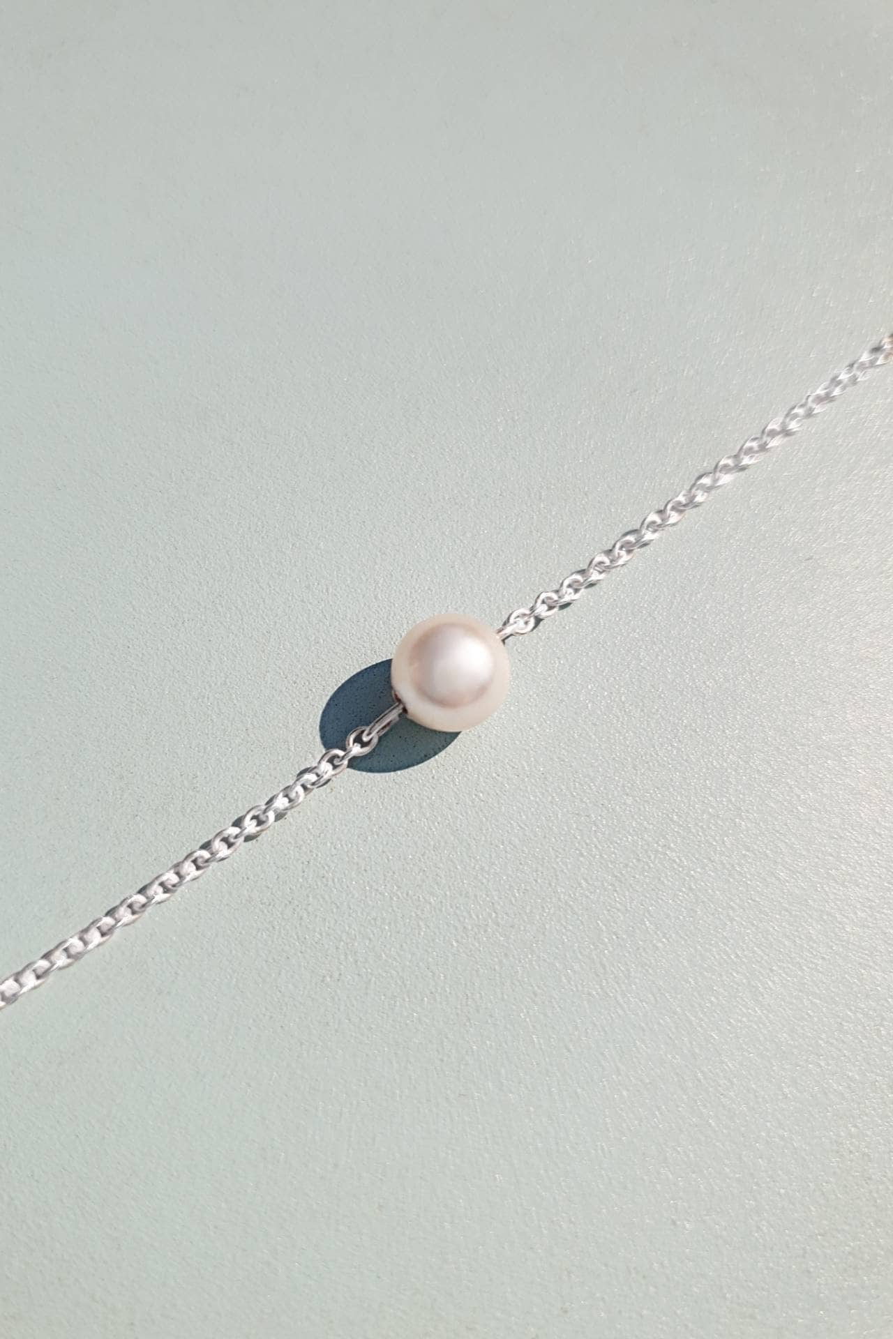 Glasperlenkette - Moderne Perlenkette Massives Sterling Silber Oder Gold Filled Glasperlenkette - Moderne Perlenkette Massives Sterling Silber Oder Gold Filled von aegodesigns