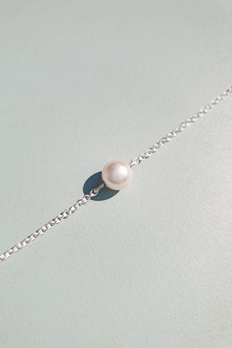 Glasperlenkette - Moderne Perlenkette Massives Sterling Silber Oder Gold Filled Glasperlenkette - Moderne Perlenkette Massives Sterling Silber Oder Gold Filled von aegodesigns
