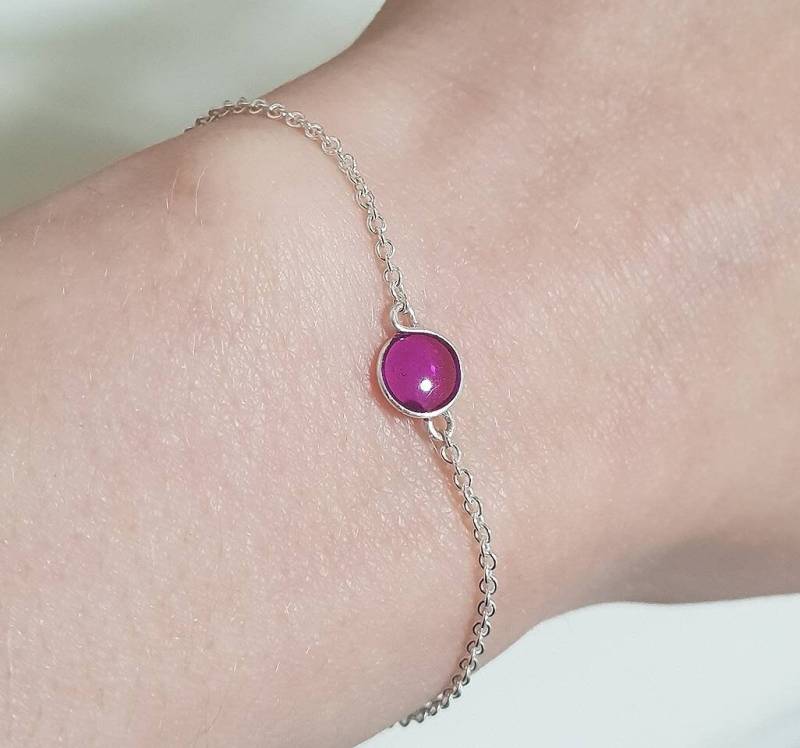 Lila Kreis-Charm-Armband - Sudep Action Lila Kreis-Charm-Armband - Sudep Action von aegodesigns