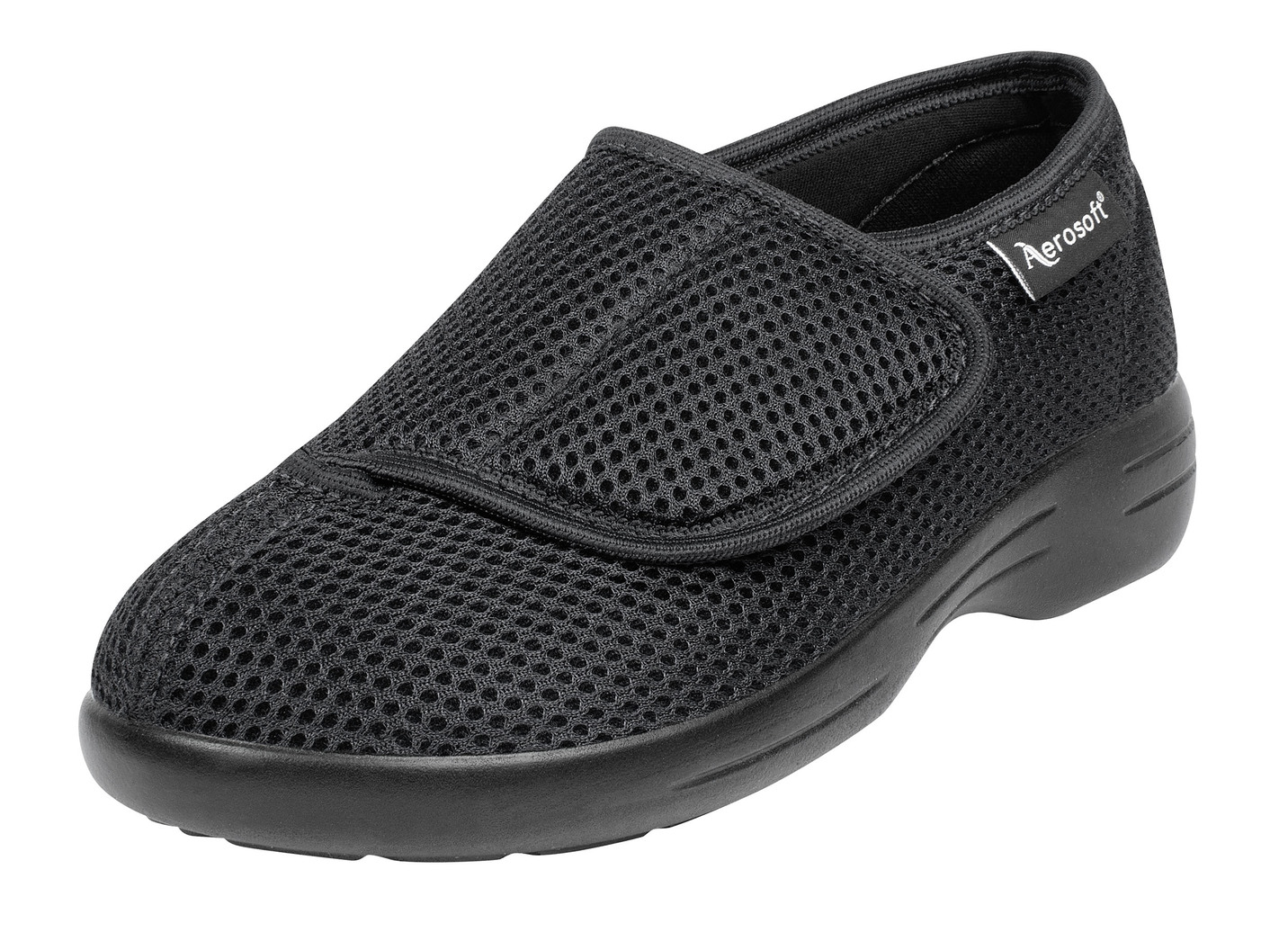 Klett-Halbschuh für Damen und Herren, Schwarz, Größe 37 von aerosoft