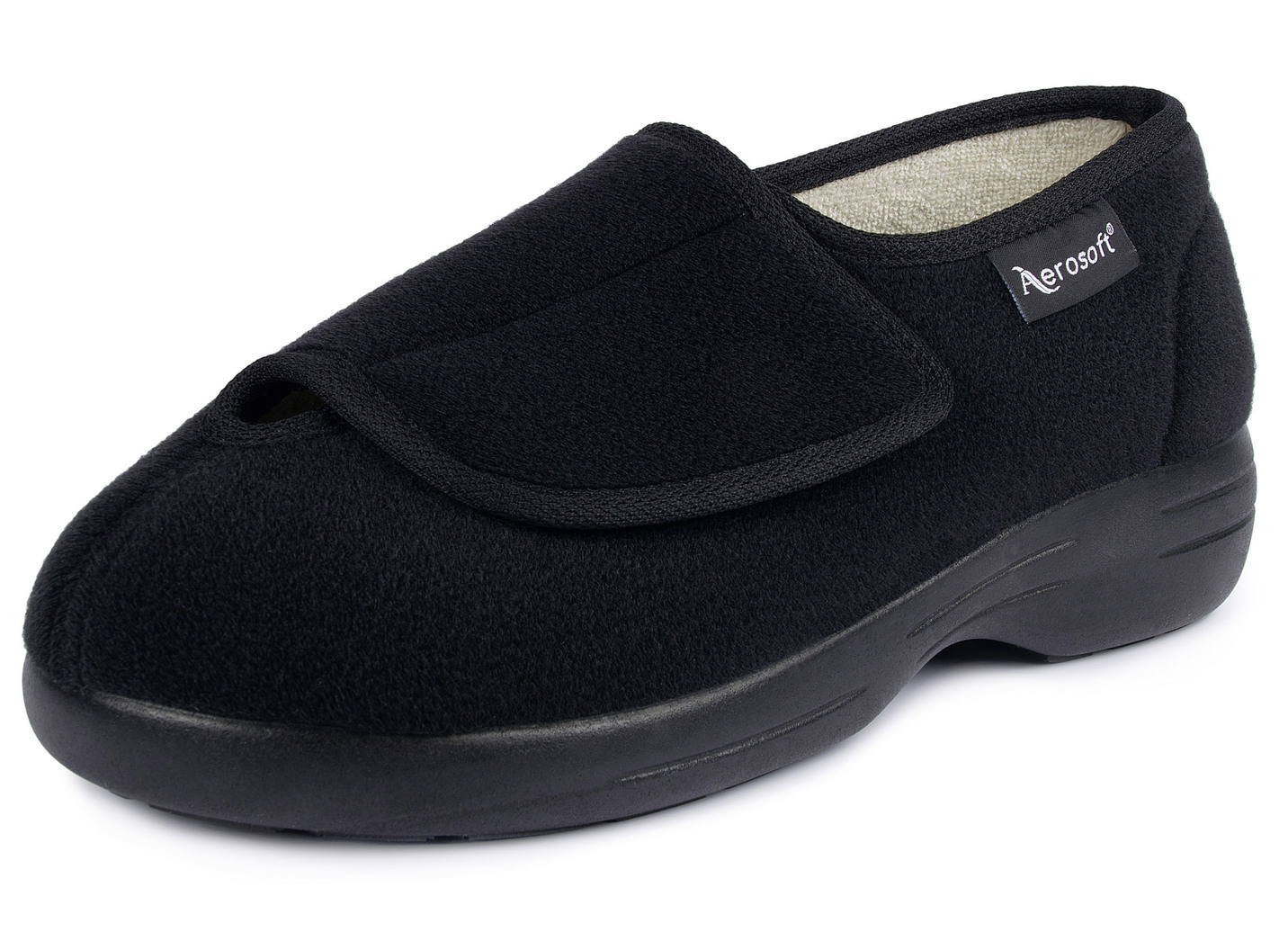 Klett-Halbschuh für Damen und Herren, Schwarz, Größe 44 von aerosoft