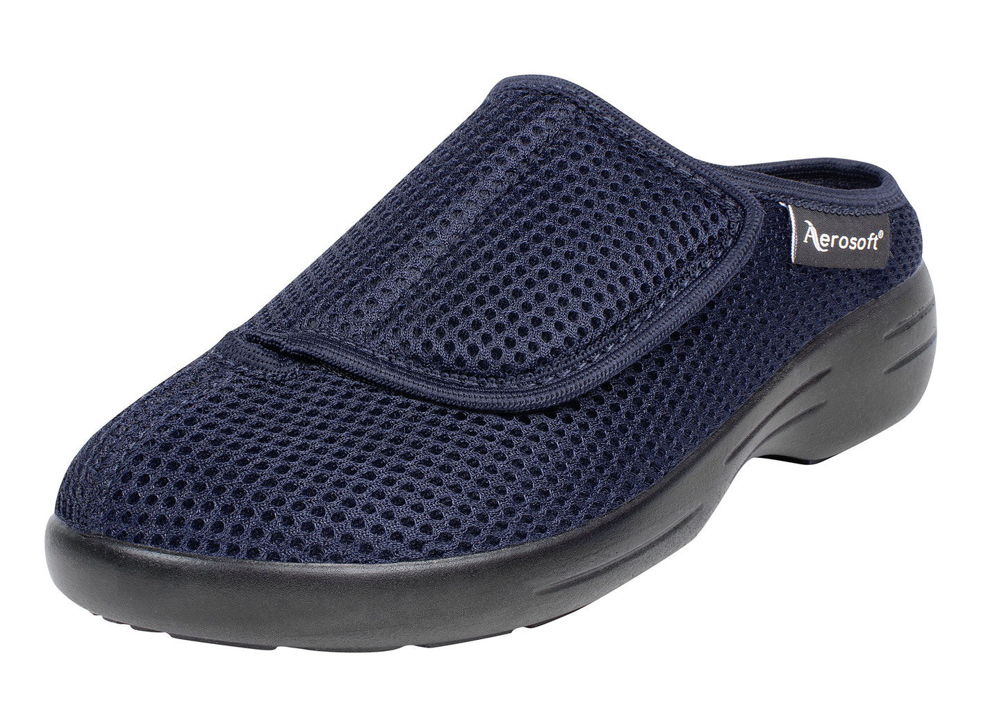 Klett-Pantolette für Damen und Herren, Blau, Größe 38 von aerosoft