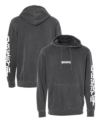 aespa Unisex Official Licensed Merch Dirty Work Logo Hoodie Pullover, Schwarz, X-Large von aespa