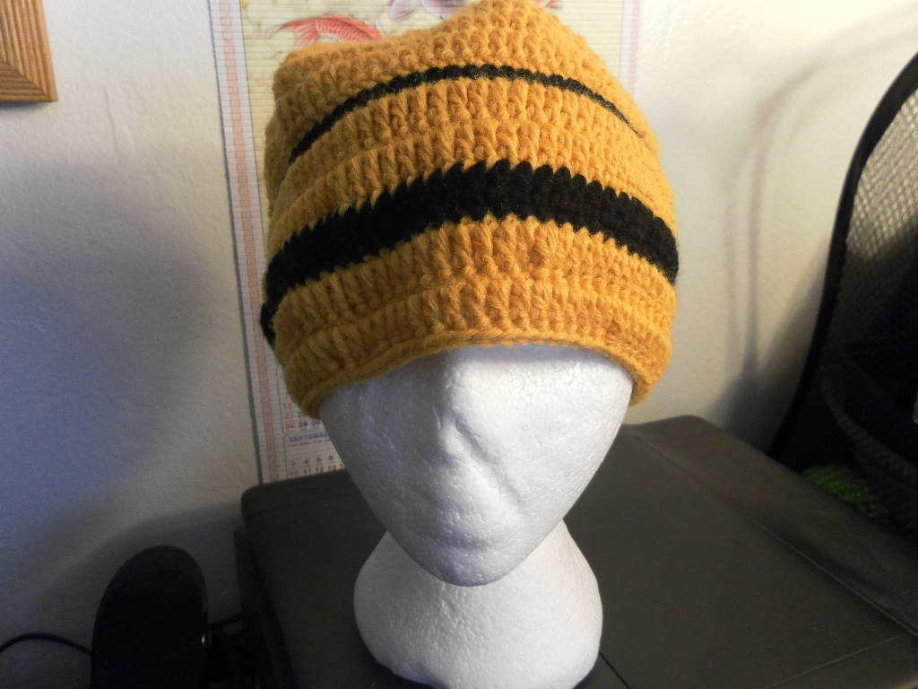 Texas T - Handgehäkelte Mütze Pill Box Style von afghansbyeunice