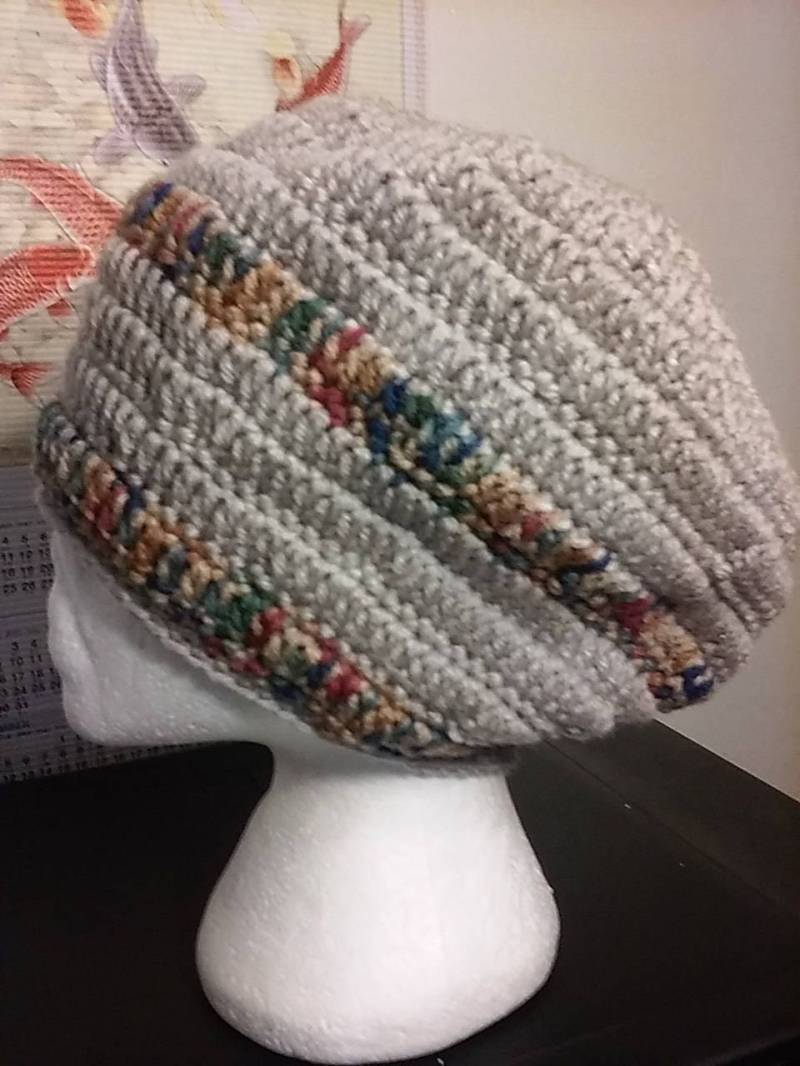 Wüste + Sand - Handgehäkelte Mütze von afghansbyeunice