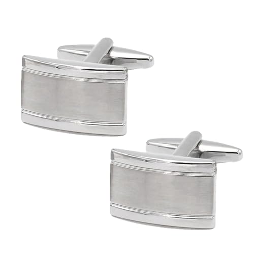 Zwei Stücke，Manschettenknöpfe Herren，Manschettenknöpfe，Manschettenknöpfe für Herren，Manschettenknöpfe Herren Silber，als Schicke Dekoration für Hemden zu Hause oder am Arbeitsplatz verwendet werden. von afhgdjr