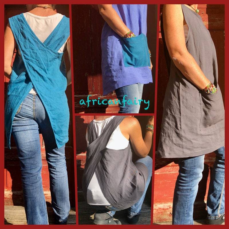 Cross Back Apron /Schürze/Pinafore/ Cross Back Apron /Schürze/Pinafore/ von africanfairy