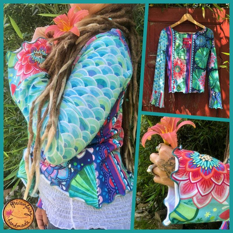 Schnelles Mermaid-Jäckchen Gr. 42/ 44 Verschiedenes Design Schnelles Mermaid-Jäckchen Gr. 42/ 44 Verschiedenes Design von africanfairy