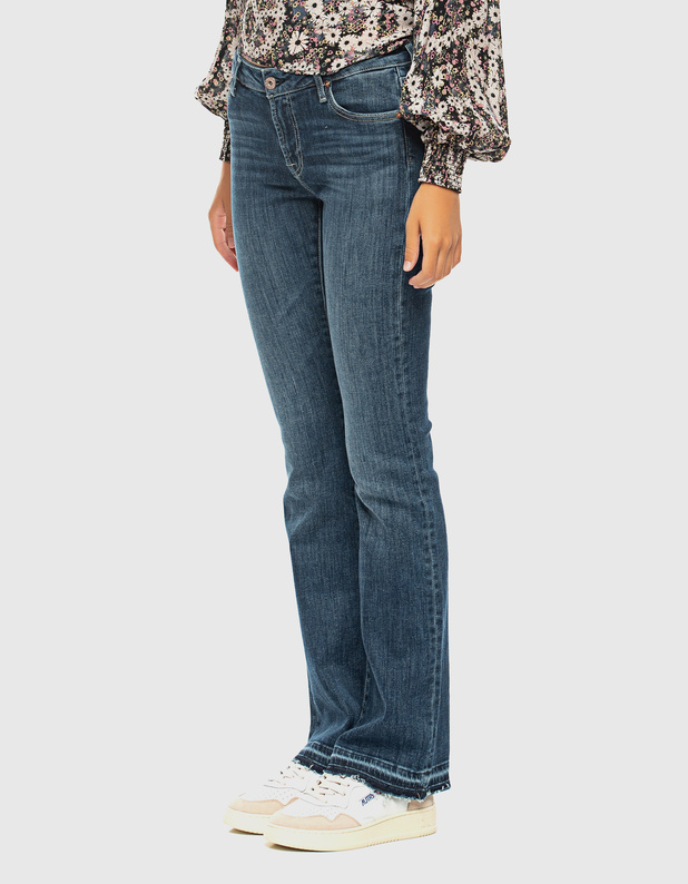 Low Legging Bootcut Blue von AG