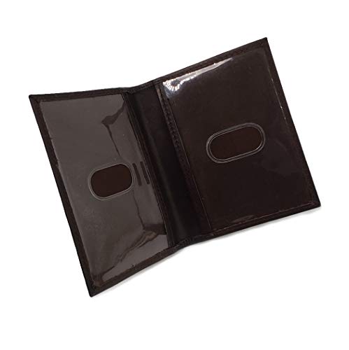 AG Wallets 2 Ausweishalter aus Leder, Braun, Karten- und Ausweishalter von ag wallets