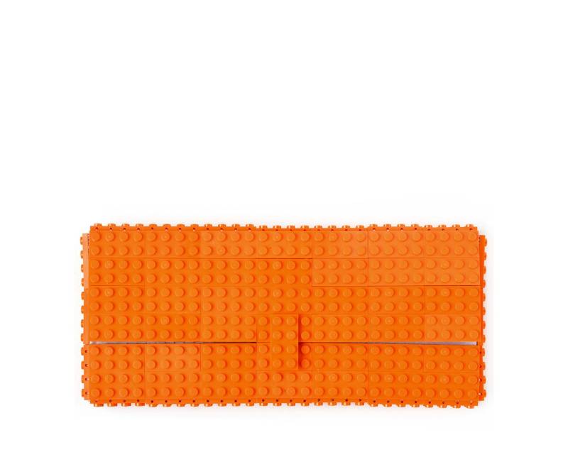 Orange Kupplung Geldbeutel Gemacht Mit Lego® Ziegeln Versandkostenfrei Handtasche Legobag Trend Mode von agabag