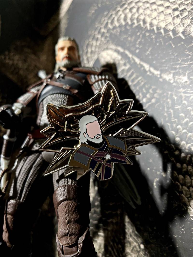 The Witcher Inspirierte Yennefer Und Geralt Pin Anstecker Metall + Emaille von agamersnature