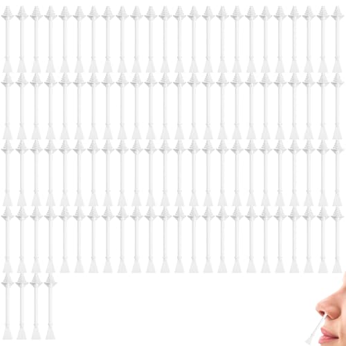 100 Stück Nasenwachs Stäbchen, Nasenhaar Entfernen Und Hohe Qualität Nasenhaarentferner, Nasenwachs Männer Und Frau, Entfernen Zur Reinigung Der Nasenlöcher (Wei von agogue