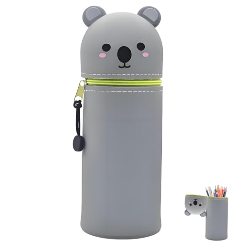 agogue Stifte Mäppchen, Federmäppchen Mädchen, Cute Pencil Case, 2-in-1 Weiche Silikontasche Schön und Langlebig School Supplies Geeignet Für Jungen Und Mädchen von agogue
