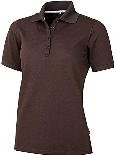 agon® Premium Damen Hybrid-Pique-Polo 4.0 ACTIVE Dunkelbraun 38/M von agon