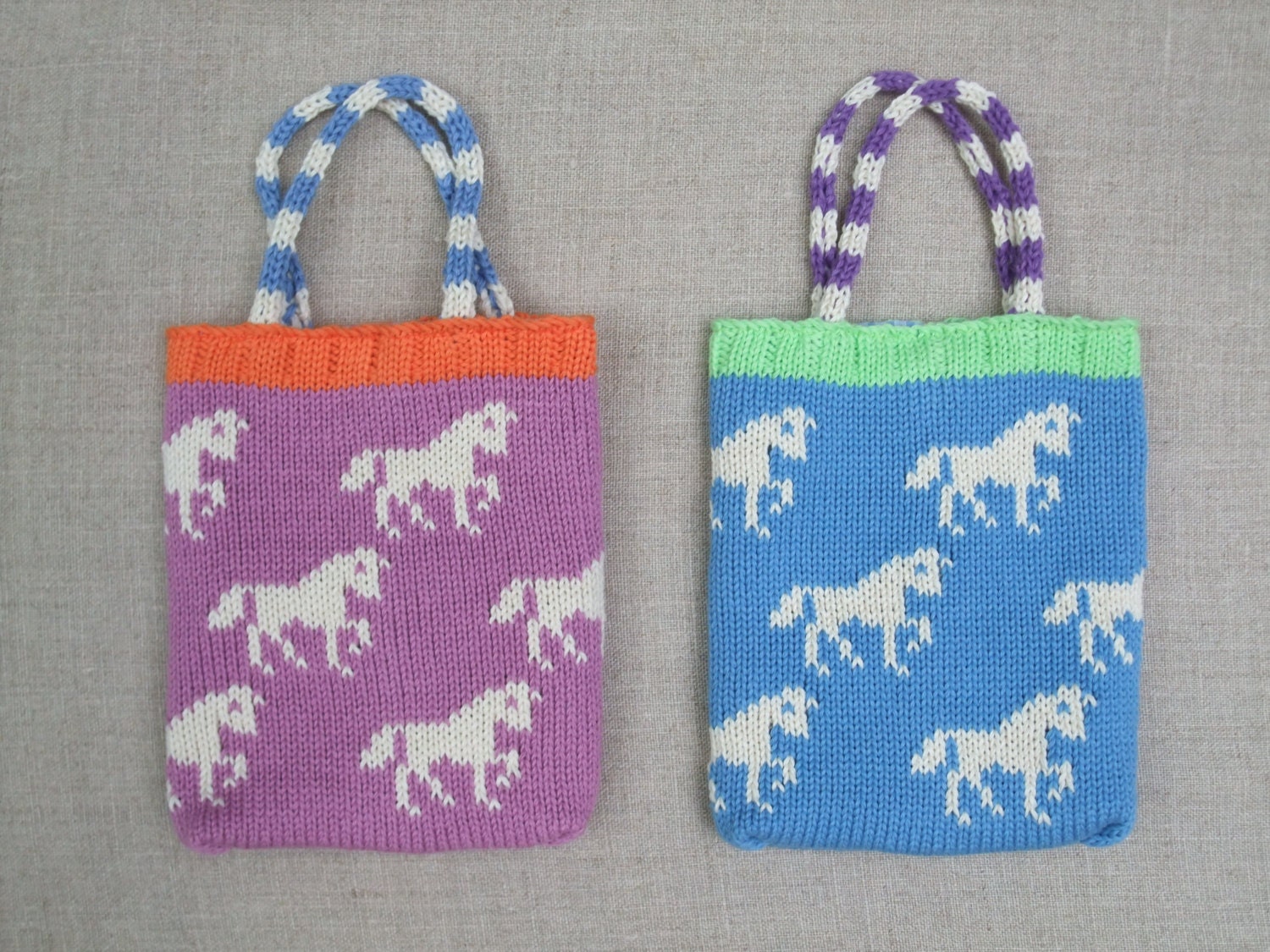 Gestrickte Kindertasche von ahawkinsknitwear