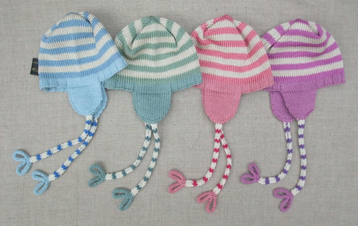 Neugeborene Babymütze von ahawkinsknitwear