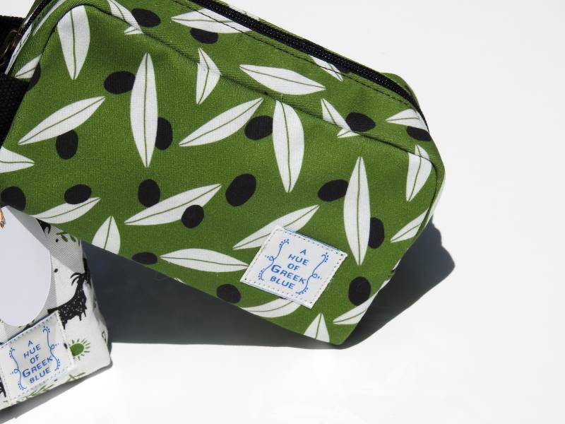 Zip Pouch Carry All - Moderne Olive Griechisch Olivenbaum Kosmetiktasche Zip Pouch Carry All - Moderne Olive Griechisch Olivenbaum Kosmetiktasche von ahueofGreekblue