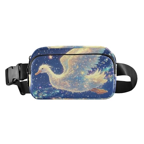 Aesthetic Beauty Cayuga Duck trendige Crossbody-Tasche für Männer und Frauen, Mehrzweck-Umhängetasche mit verstellbarem Riemen für Workout, Laufen, Wandern von aidingzhi