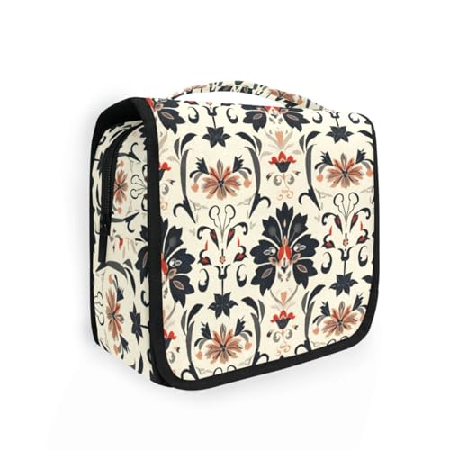 Barroquismo Reisetasche mit Aufhängehaken, stilvolle Kosmetiktasche für Damen, mit Fächern und Griff Barroquismo Reisetasche mit Aufhängehaken, stilvolle Kosmetiktasche für Damen, mit Fächern und Griff von aidingzhi