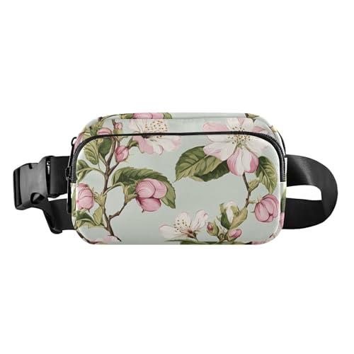 Beauty Spring Flowers Retro modische Hüfttasche für Damen und Herren, große Kapazität, Schultertasche, Reisetasche, unverzichtbar mit verstellbarem Gurt, für Radfahren, Wandern, Fitnessstudio Beauty Spring Flowers Retro modische Hüfttasche für Damen und Herren, große Kapazität, Schultertasche, Reisetasche, unverzichtbar mit verstellbarem Gurt, für Radfahren, Wandern, Fitnessstudio von aidingzhi