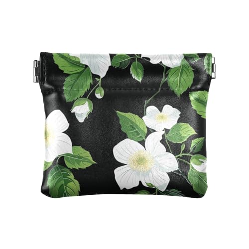 Blumen Damen Kleine Leder Münzbörse Geldbörse Geldbörse Wasserdicht Mini Make-up Tasche für Frauen Jungen Mädchen von aidingzhi