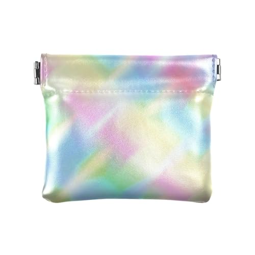 Bunte Mischung Sternenhimmel Damen PU Leder Münzgeldbörse Wasserdicht Kartenhalter für Mädchen Damen Handtasche von aidingzhi