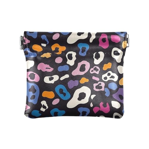 Cheetah Bunte Damen-Geldbörse aus Leder, ausgefallener Verschluss, Kartenhalter für Frauen und Mädchen Cheetah Bunte Damen-Geldbörse aus Leder, ausgefallener Verschluss, Kartenhalter für Frauen und Mädchen von aidingzhi