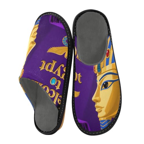 Damen-Hausschuhe, Hausschuhe, Hausschuhe, Hausschuhe, Memory-Schaum, gemütlich, für Damen, Willkommen in der ägyptischen Landschaftskultur, 42/44 EU Damen-Hausschuhe, Hausschuhe, Hausschuhe, Hausschuhe, Memory-Schaum, gemütlich, für Damen, Willkommen in der ägyptischen Landschaftskultur, 42/44 EU von aidingzhi