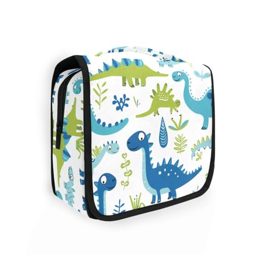 Dinosaurier-Make-up-Tasche mit Haken zum Aufhängen, große Reisetaschen für Damen, Reise-Zubehör, Reisegröße von aidingzhi