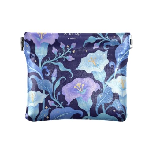 Elegante Geldbörse aus Leder mit Blumenmuster, für Damen und Herren, tragbar, Make-up-Tasche für Männer und Frauen von aidingzhi